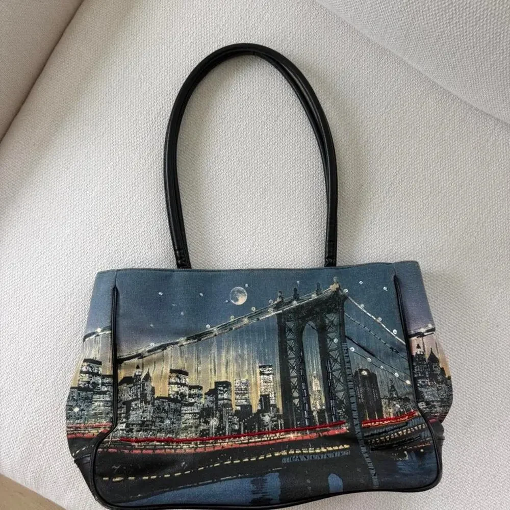 New york city beaddd handbag